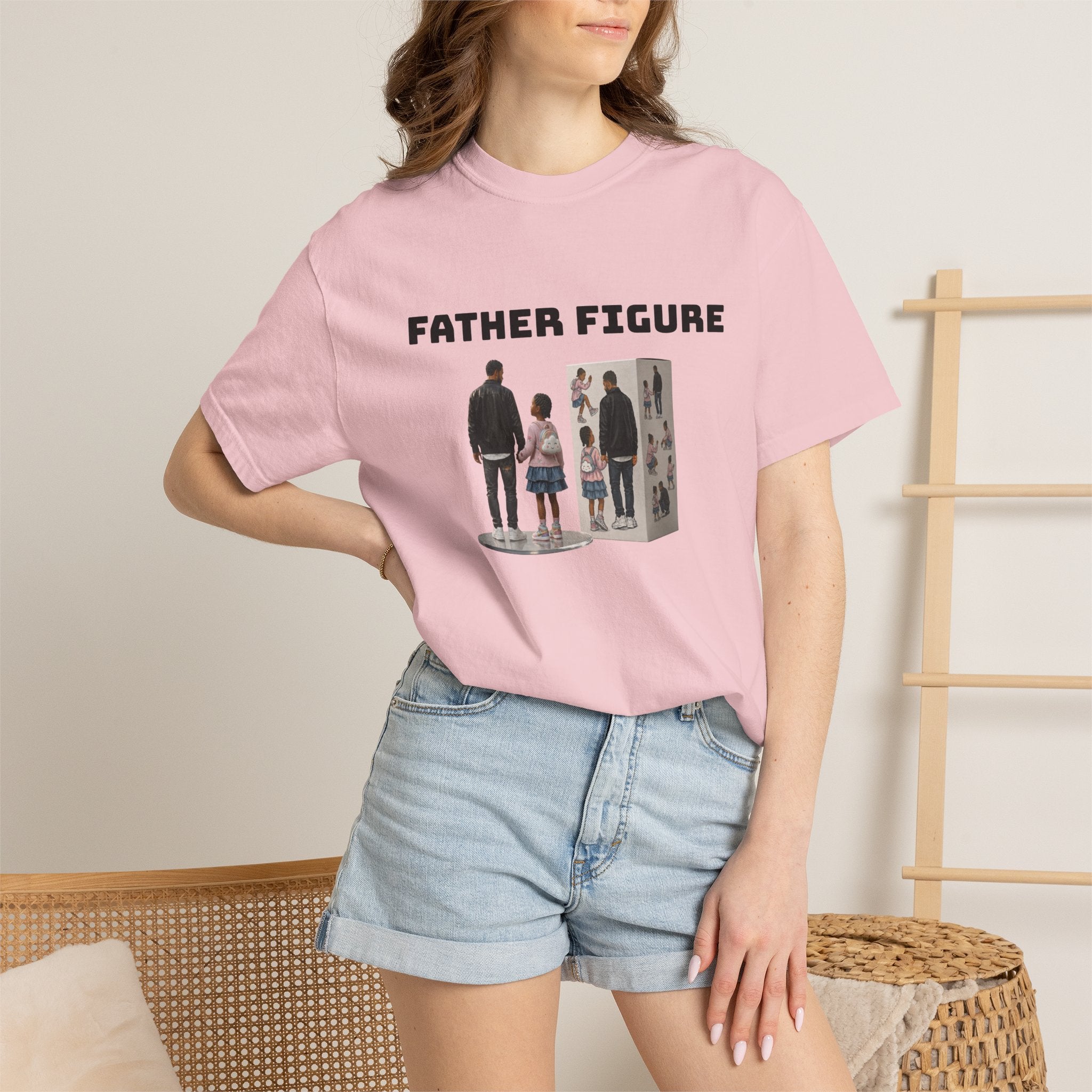 FatherFigure GirlDad "ActionFigure Ingredients" White Label T-Shirt