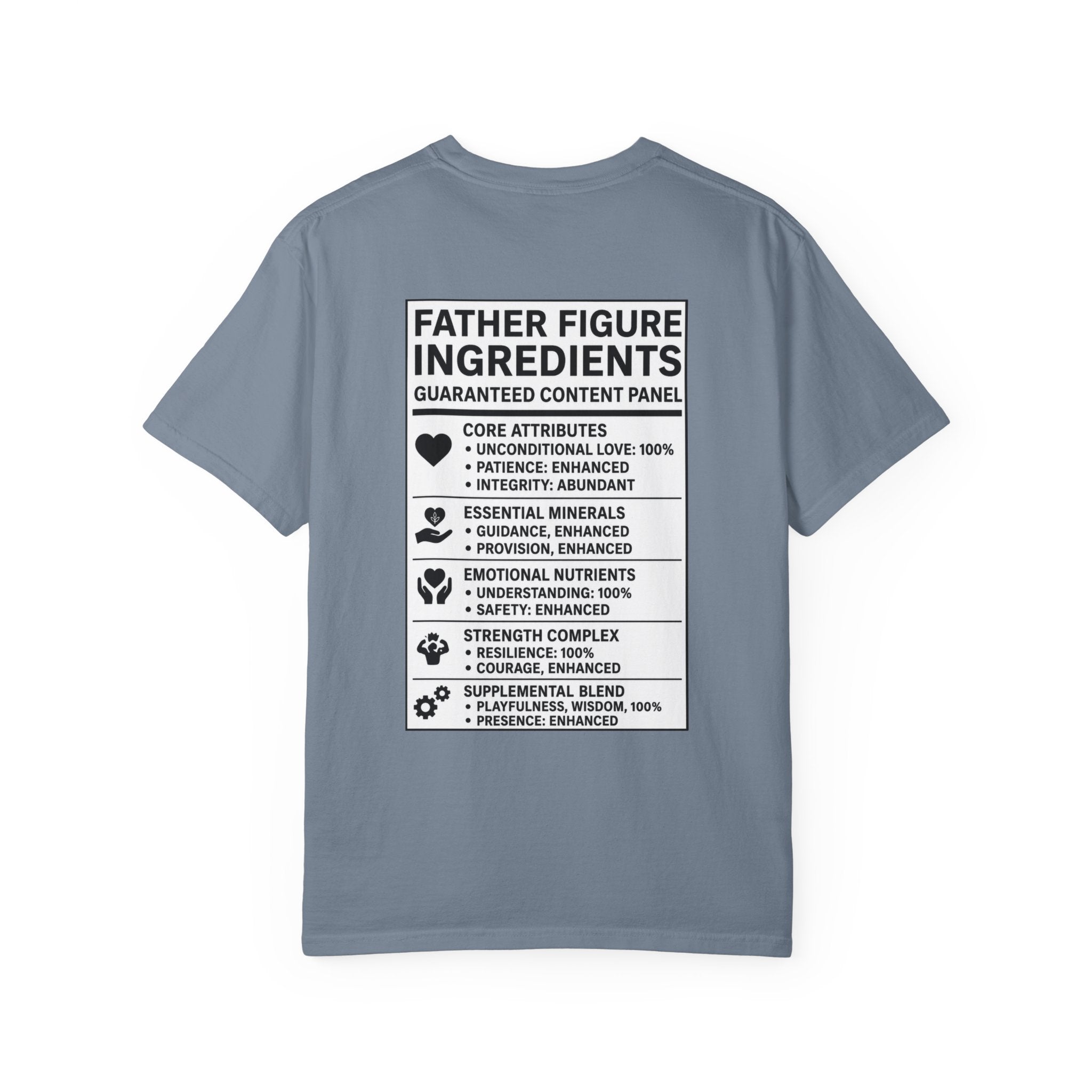 FatherFigure "ActionFigure Ingredients" White Label T-Shirt