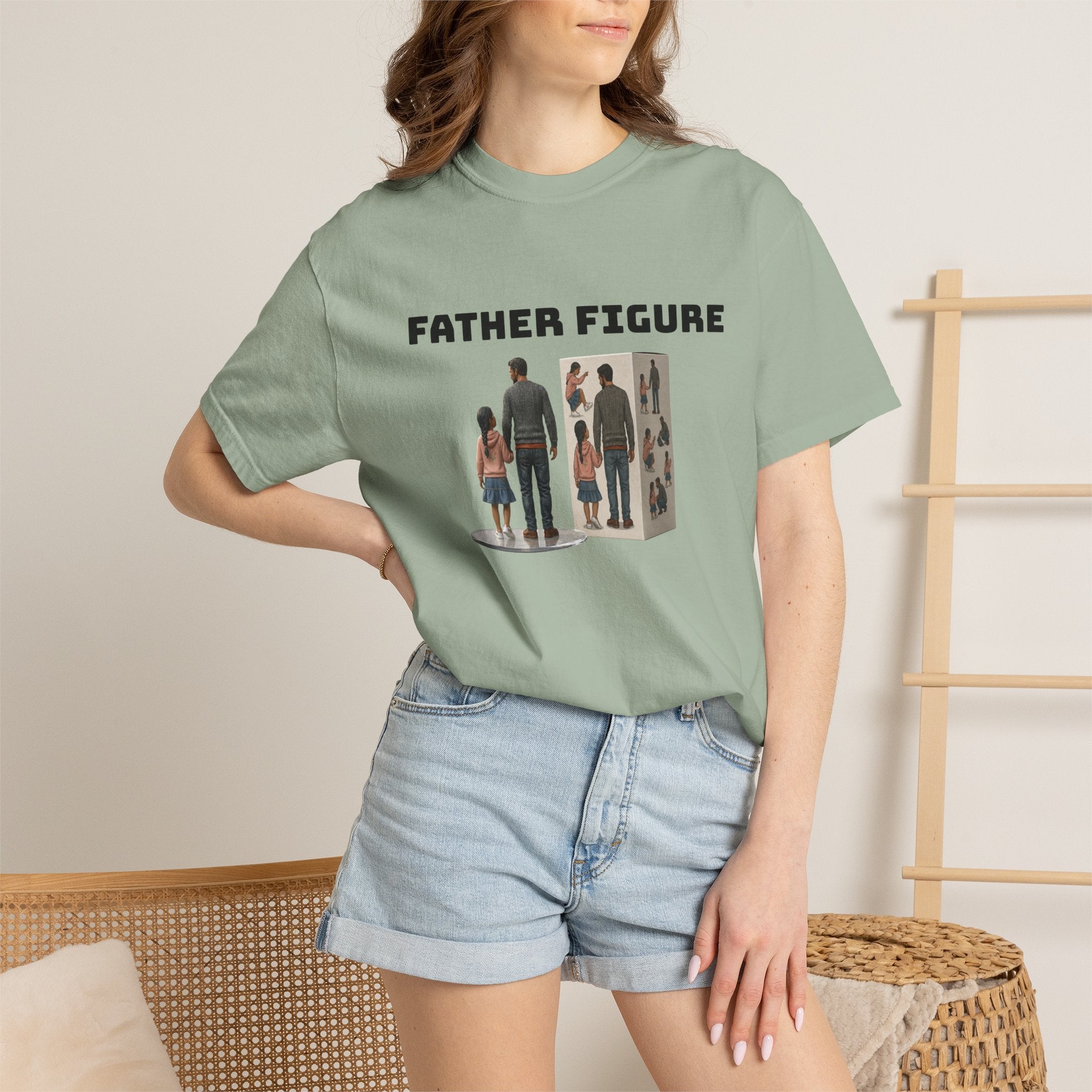 FatherFigure GirlDad "ActionFigure Ingredients" White Label T-Shirt