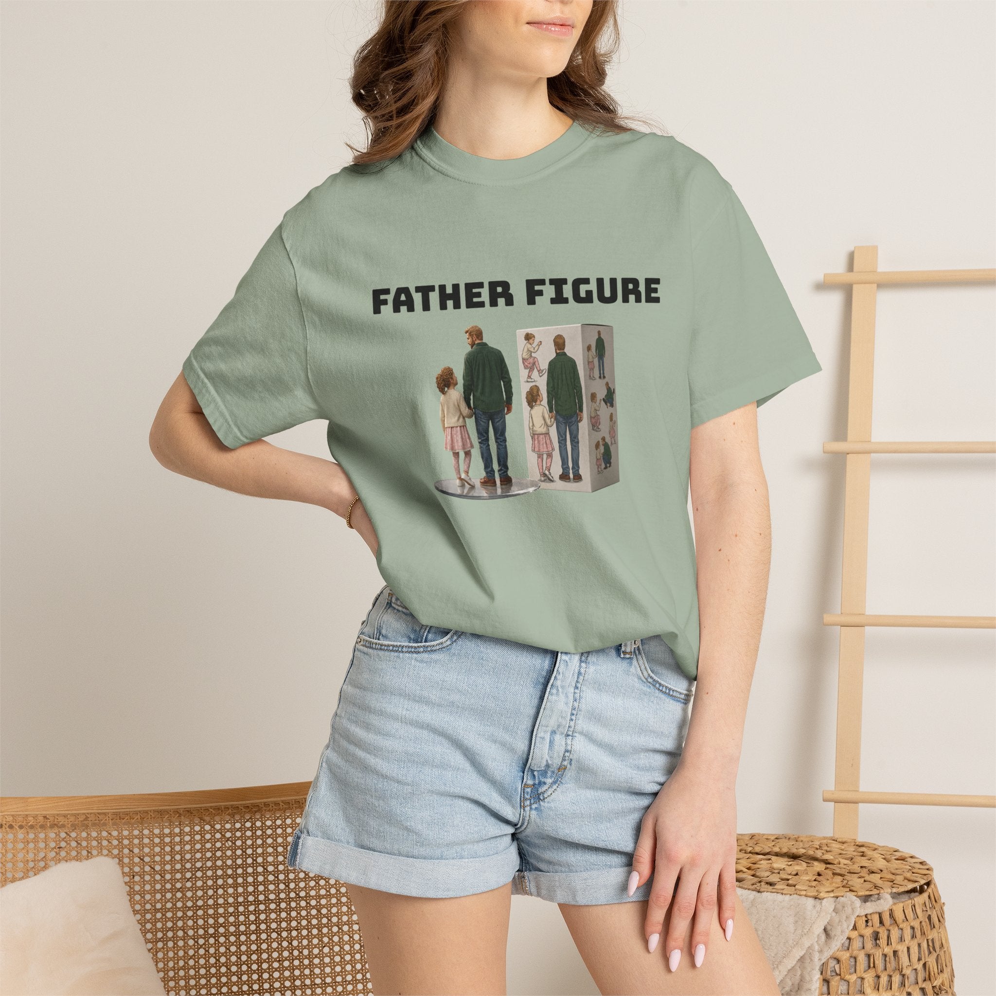 FatherFigure GirlDad "ActionFigure Ingredients" White Label T-Shirt