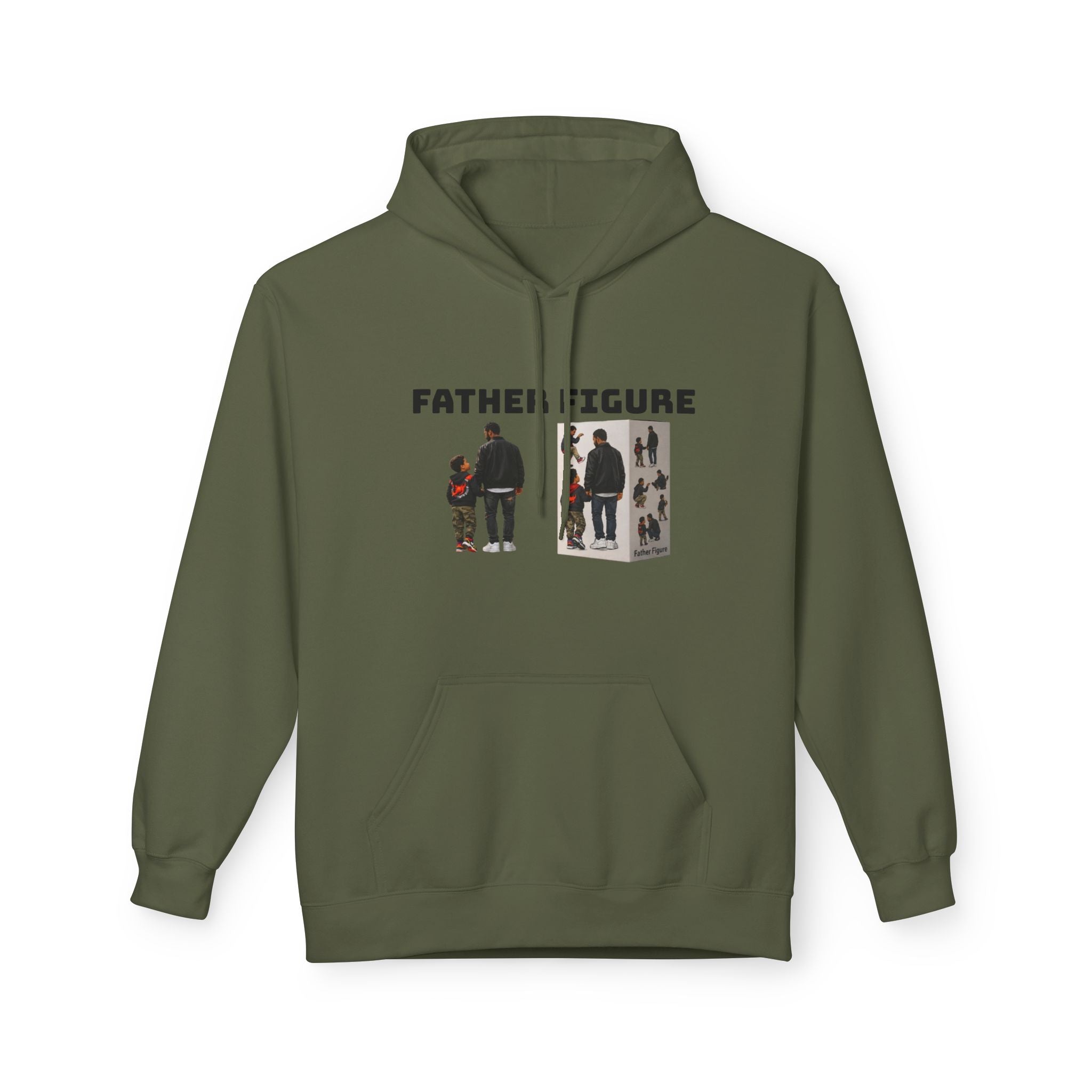 FatherFigure Matching Label Fleece Hoodie