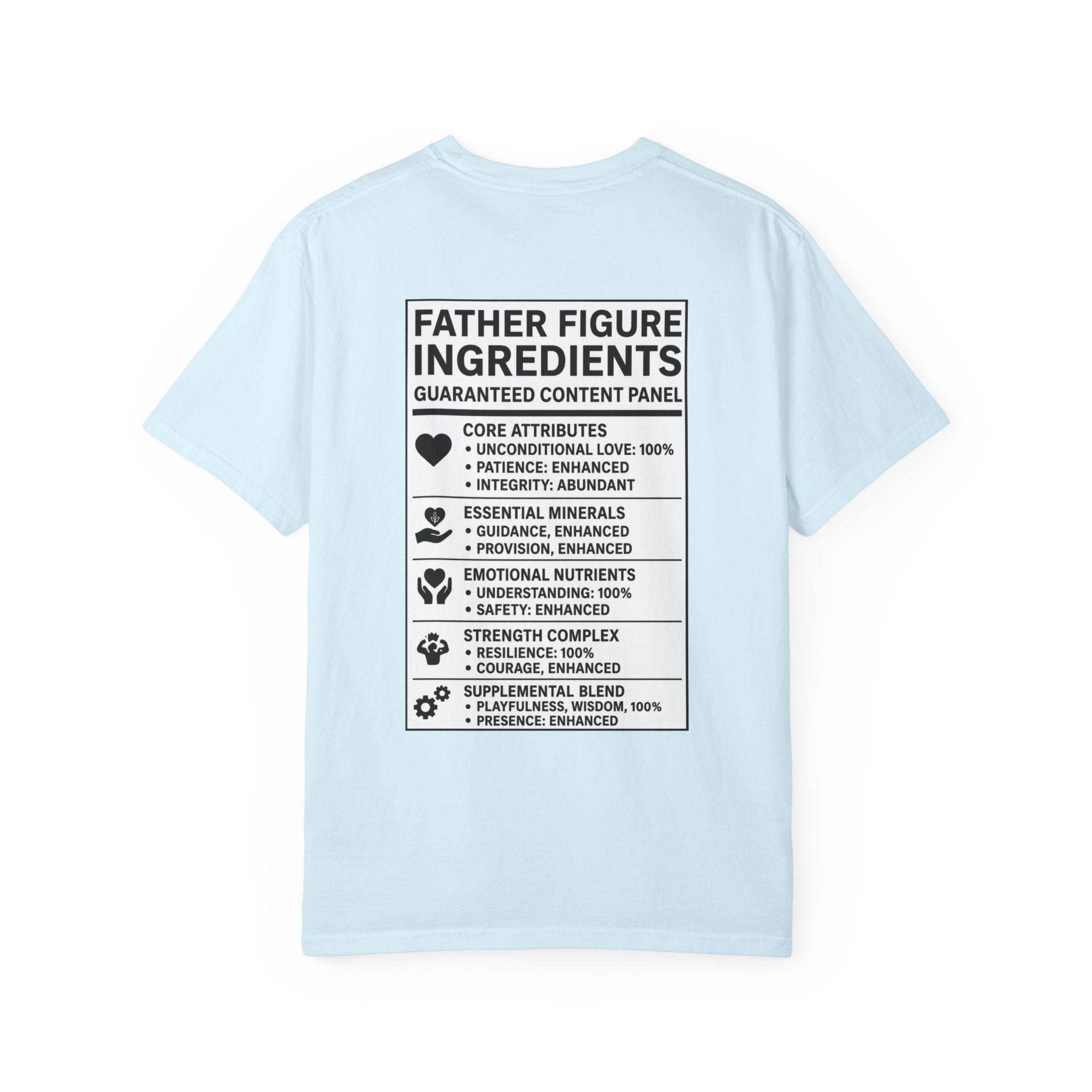 FatherFigure GirlDad "ActionFigure Ingredients" White Label T-Shirt