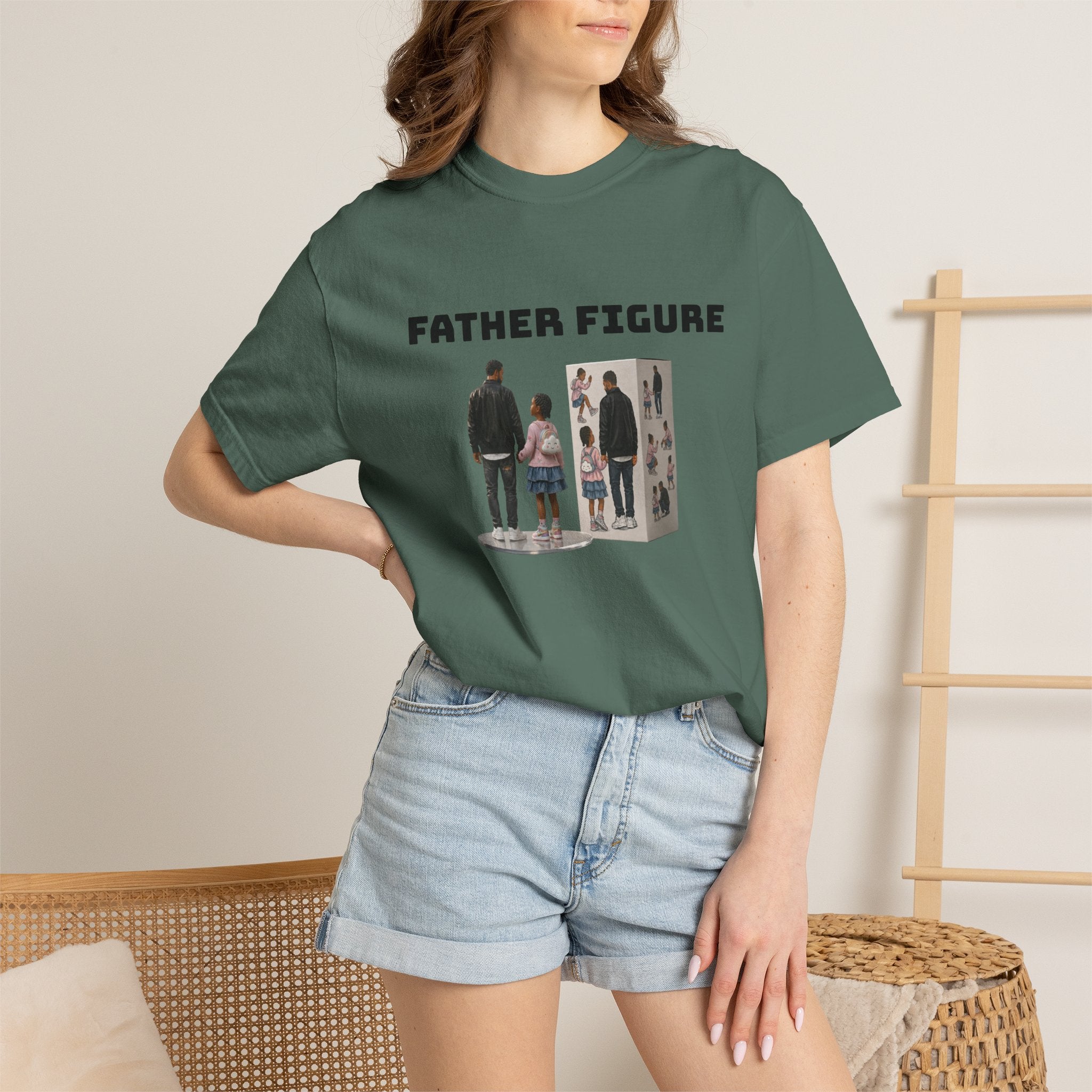 FatherFigure GirlDad "ActionFigure Ingredients" White Label T-Shirt