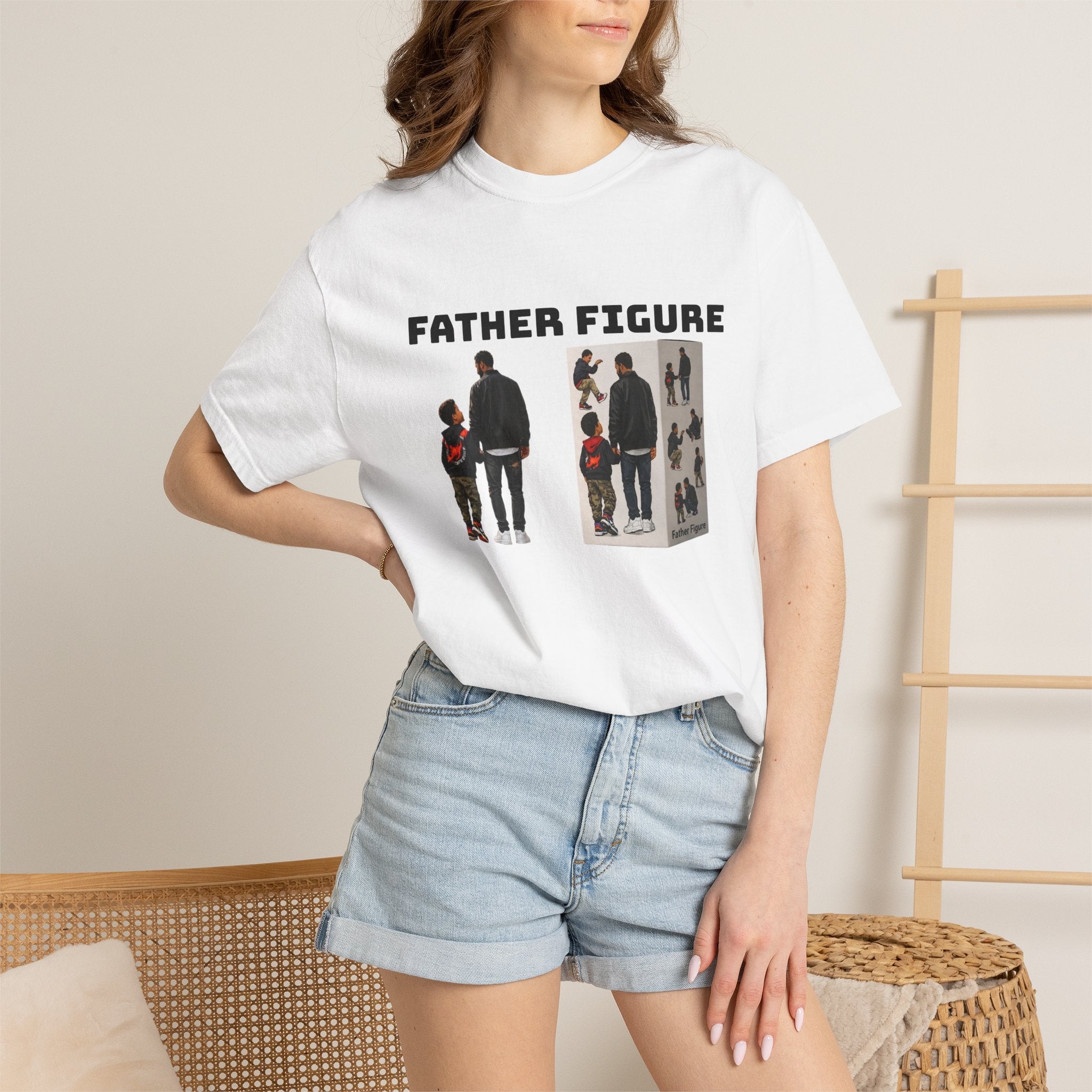 FatherFigure "ActionFigure Ingredients" White Label T-Shirt