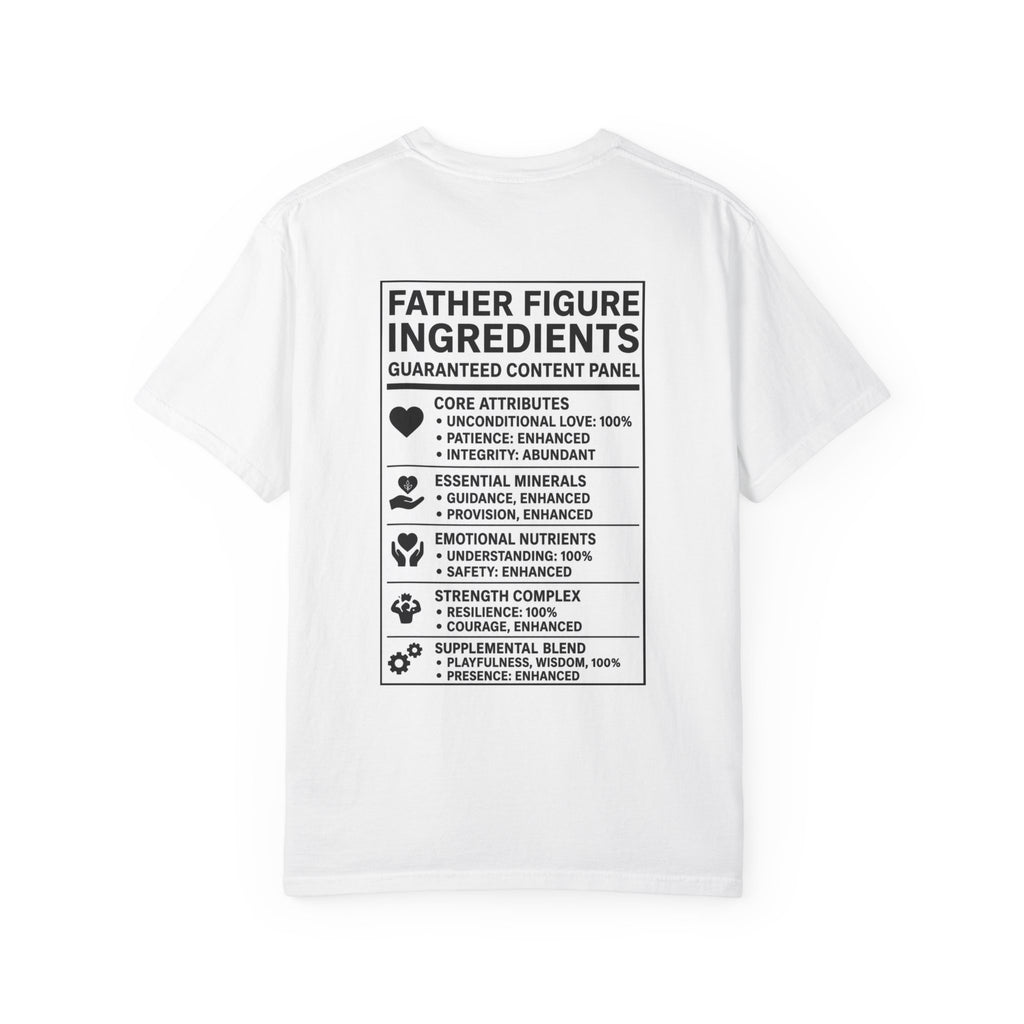 FatherFigure "ActionFigure Ingredients" White Label T-Shirt