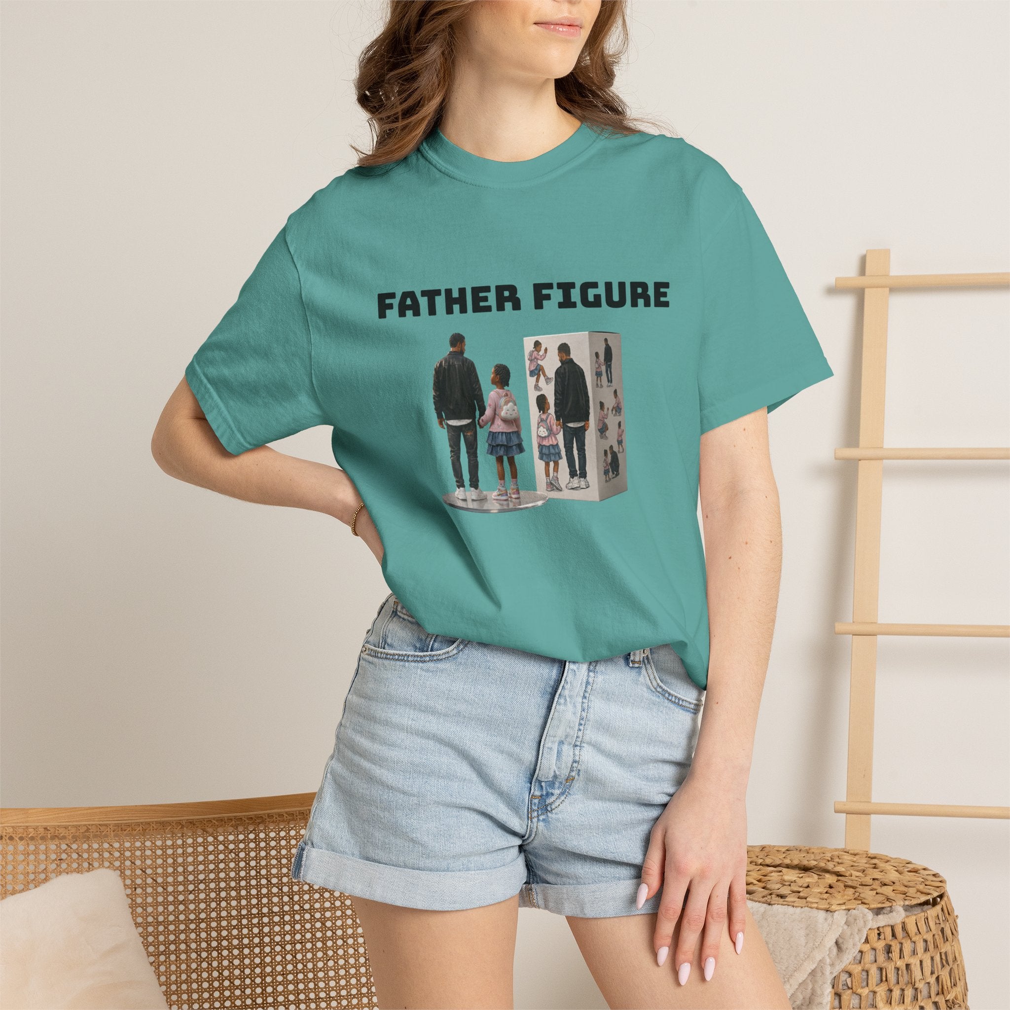 FatherFigure GirlDad "ActionFigure Ingredients" White Label T-Shirt