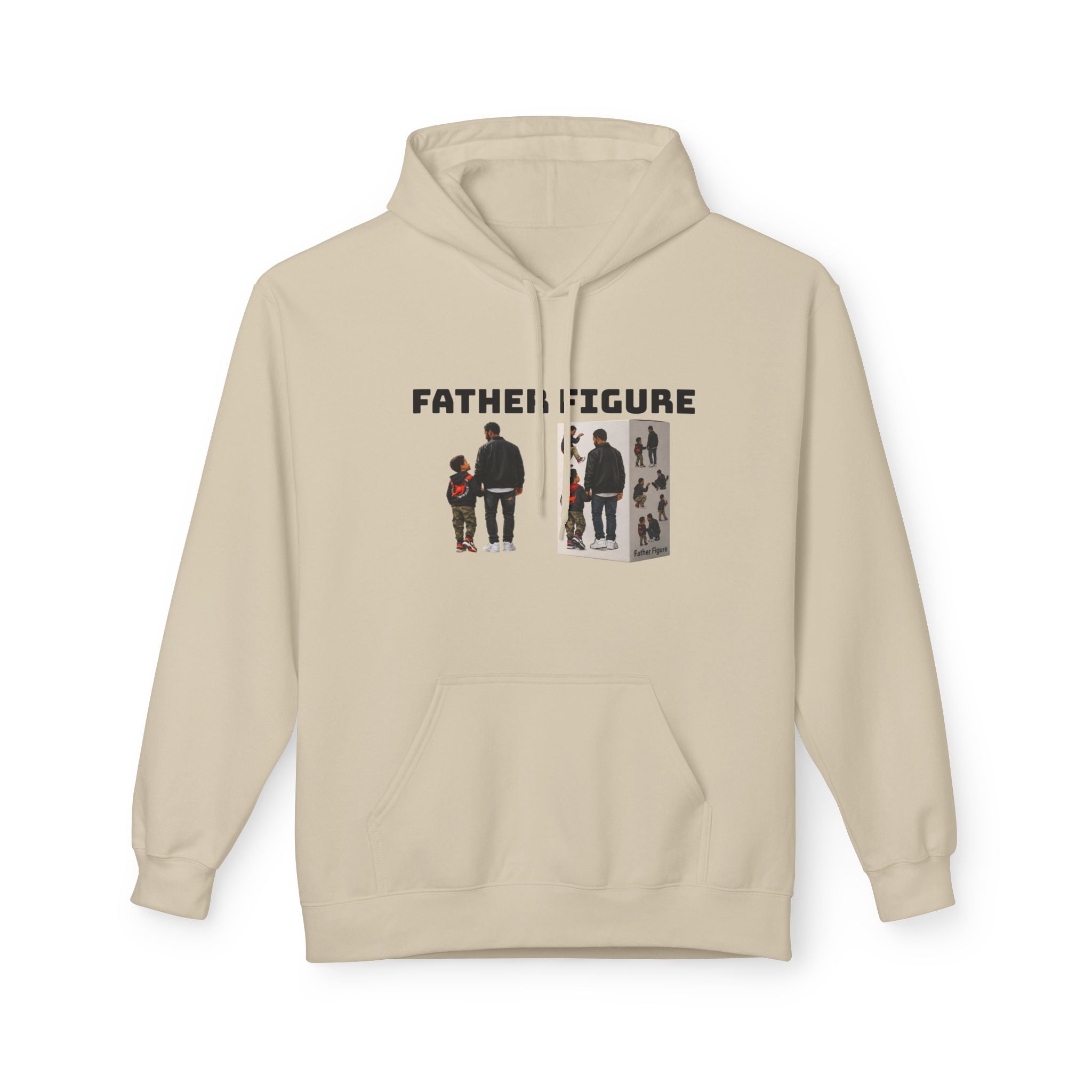 FatherFigure Matching Label Fleece Hoodie