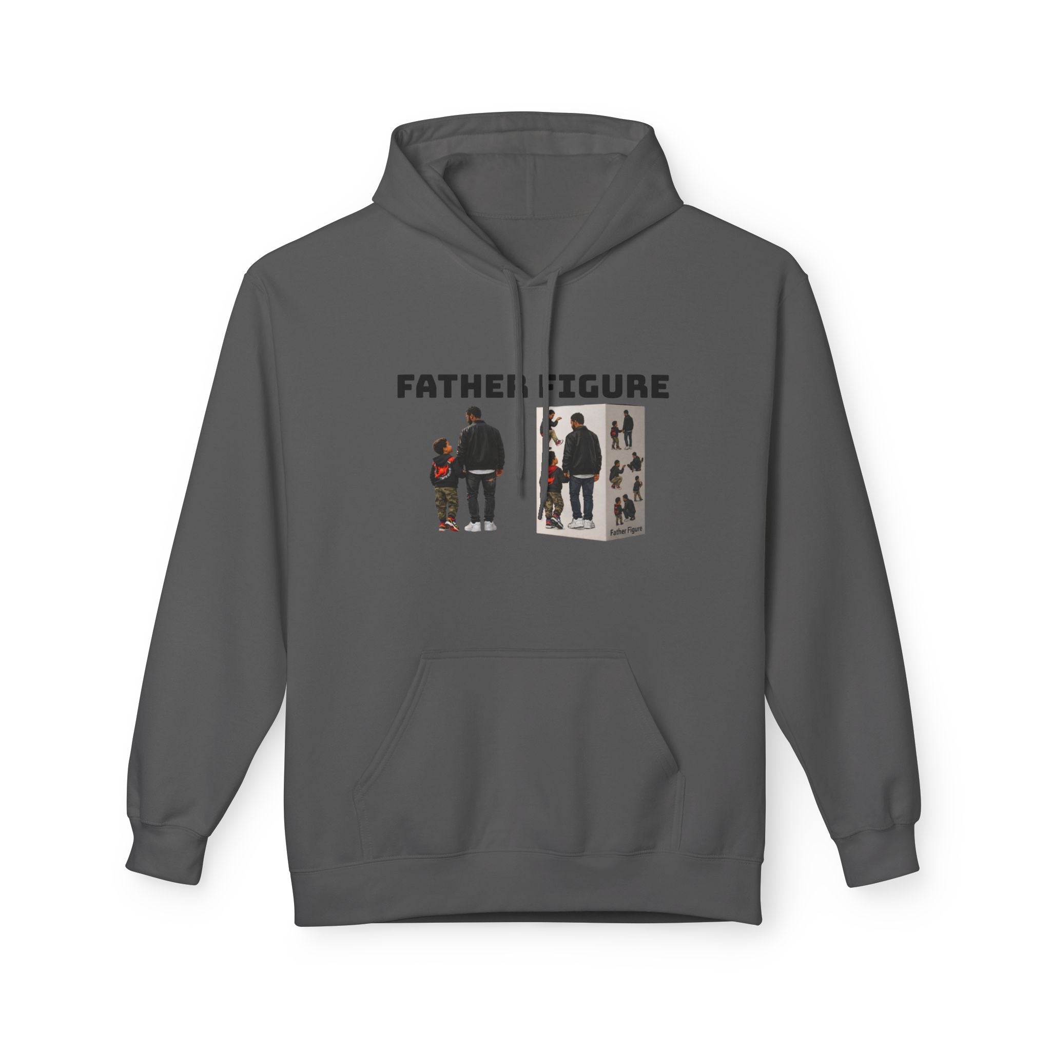 FatherFigure Matching Label Fleece Hoodie