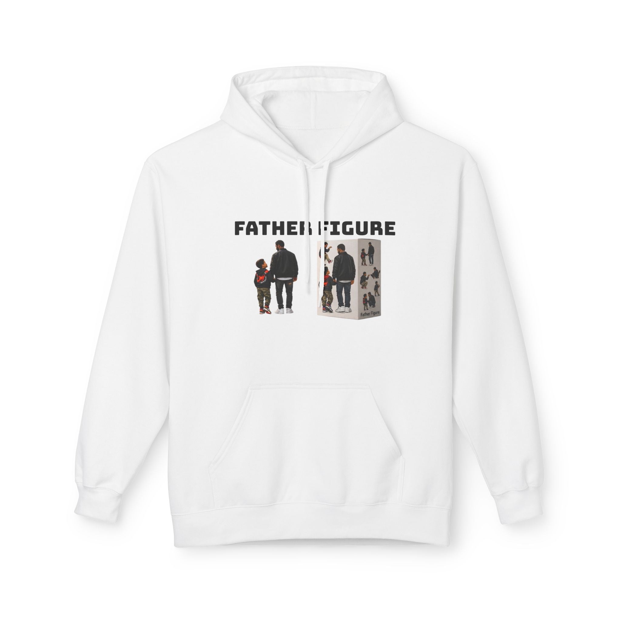 FatherFigure Matching Label Fleece Hoodie
