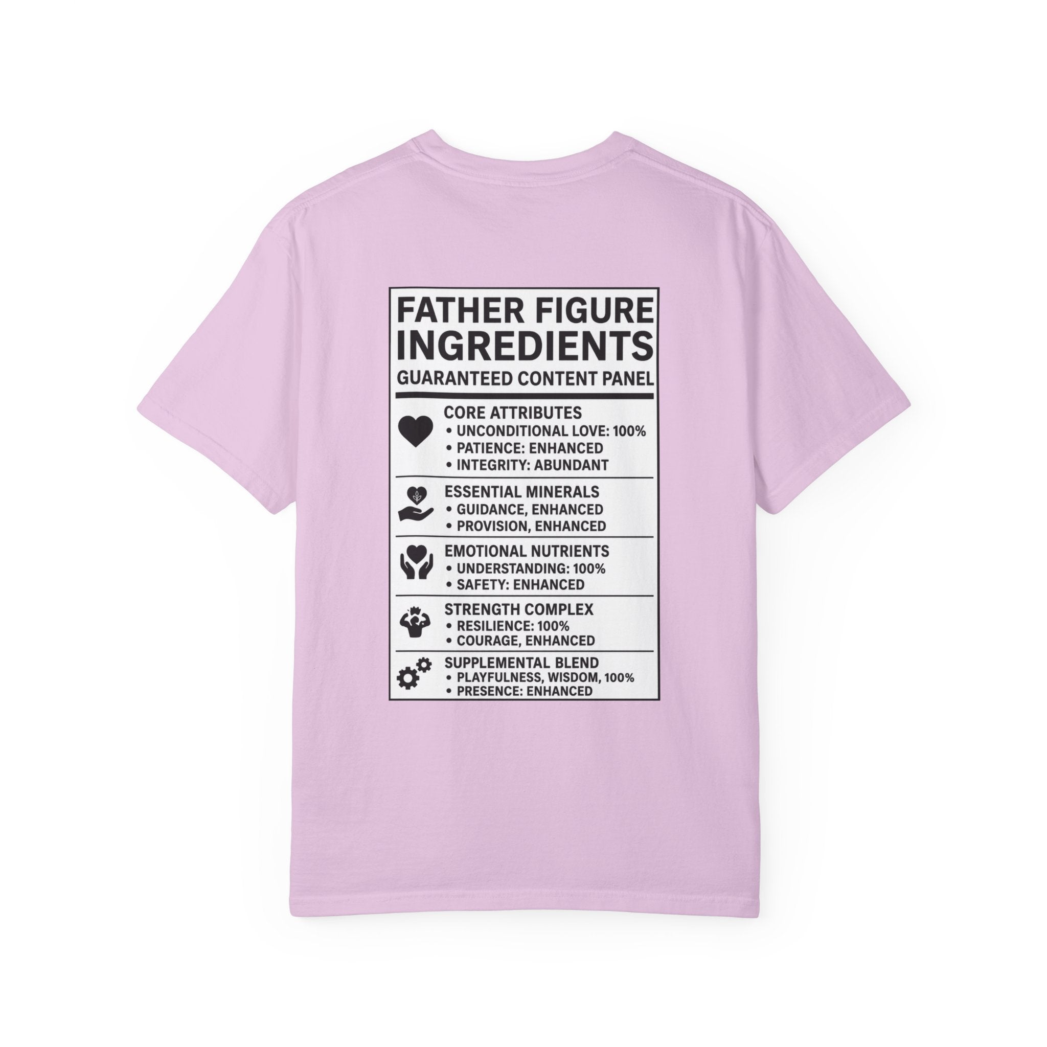 FatherFigure GirlDad "ActionFigure Ingredients" White Label T-Shirt