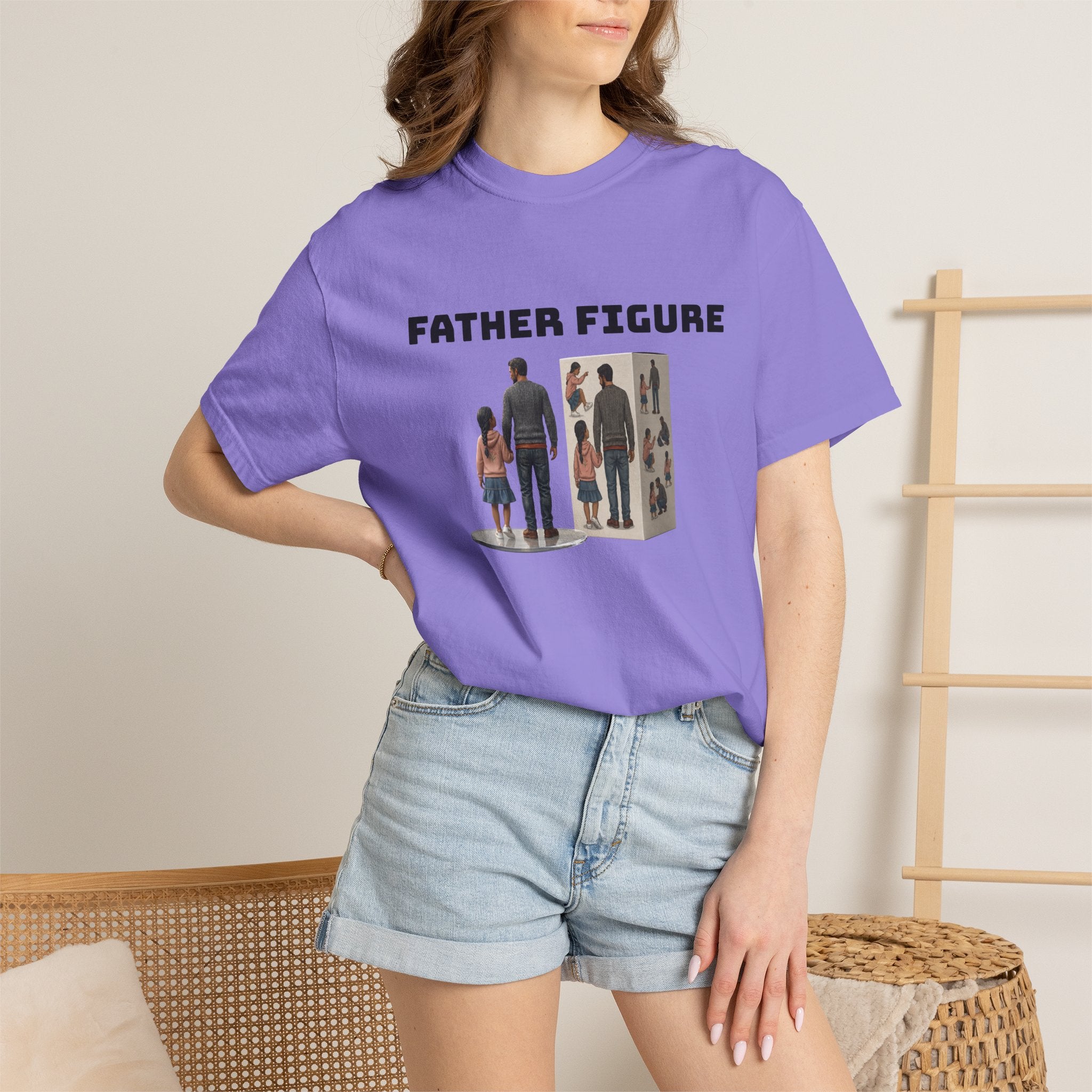 FatherFigure GirlDad "ActionFigure Ingredients" White Label T-Shirt