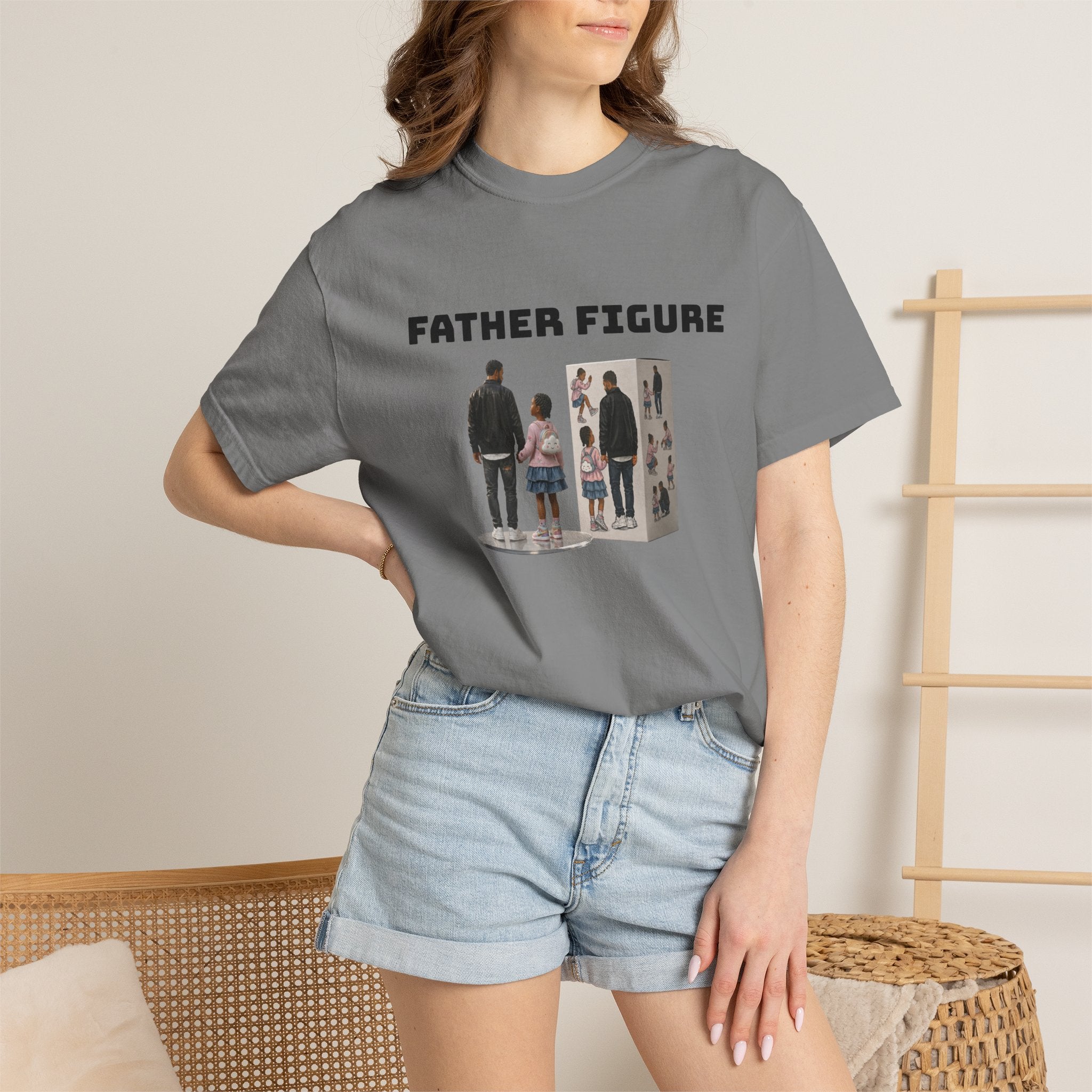 FatherFigure GirlDad "ActionFigure Ingredients" White Label T-Shirt