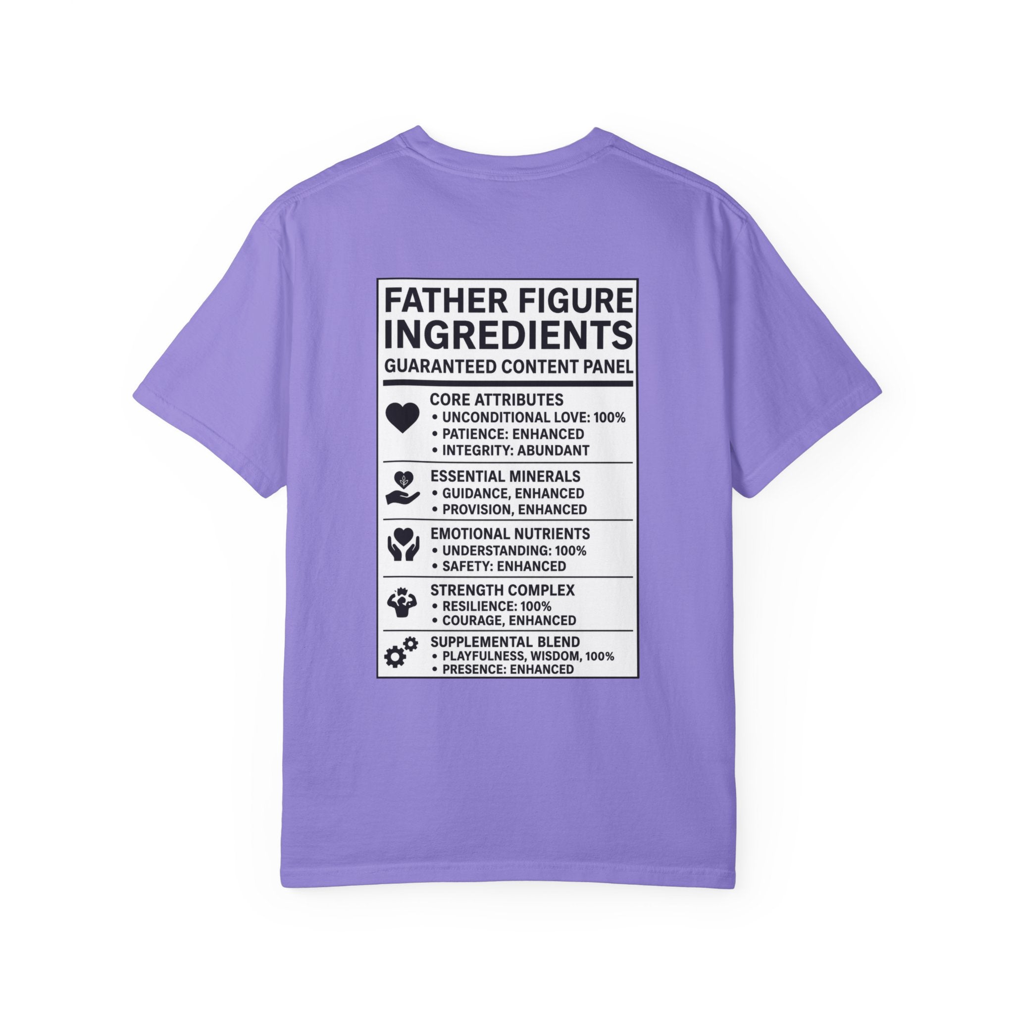 FatherFigure GirlDad "ActionFigure Ingredients" White Label T-Shirt