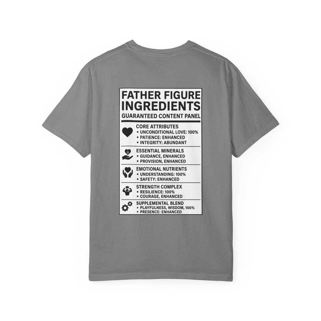 FatherFigure GirlDad "ActionFigure Ingredients" White Label T-Shirt