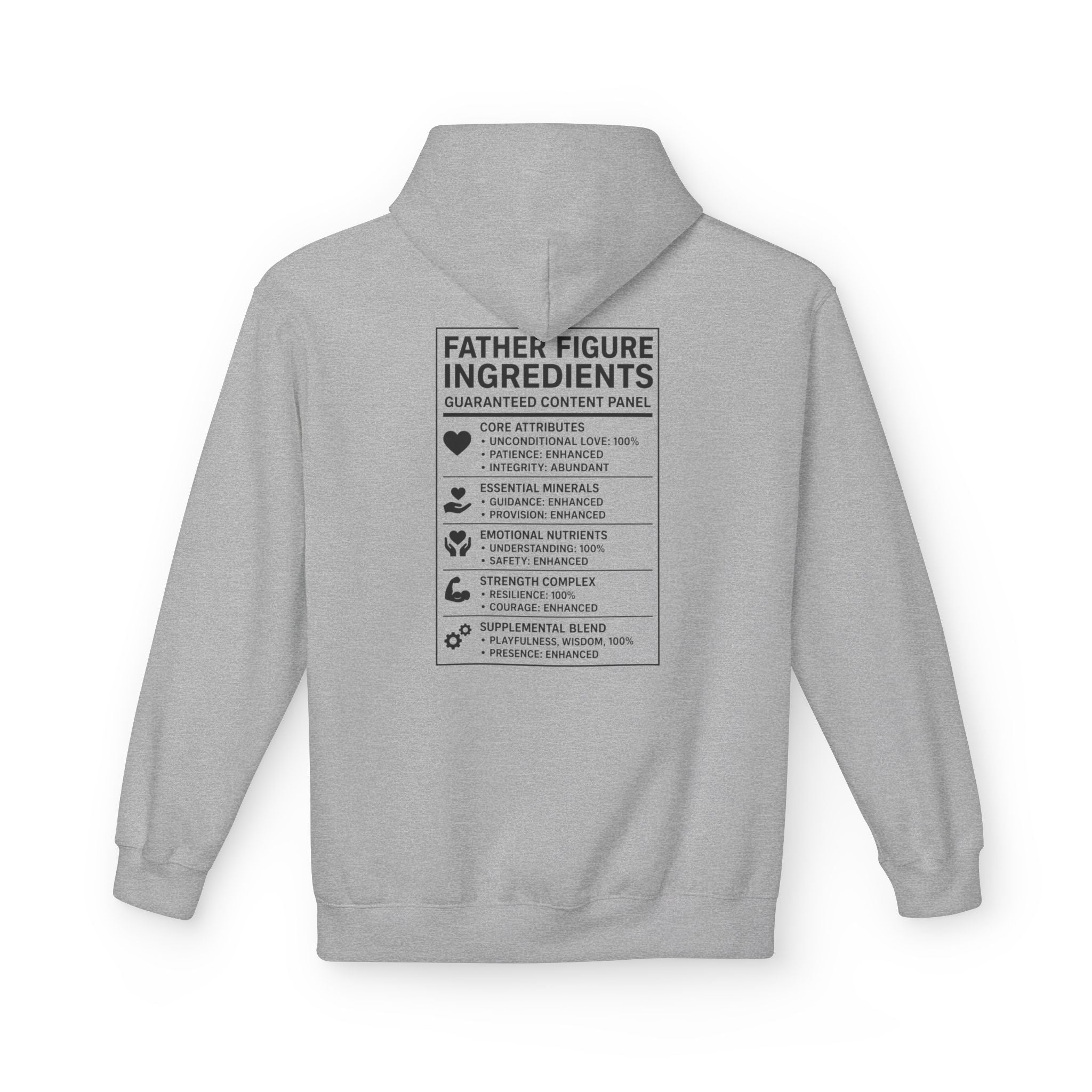FatherFigure Matching Label Fleece Hoodie