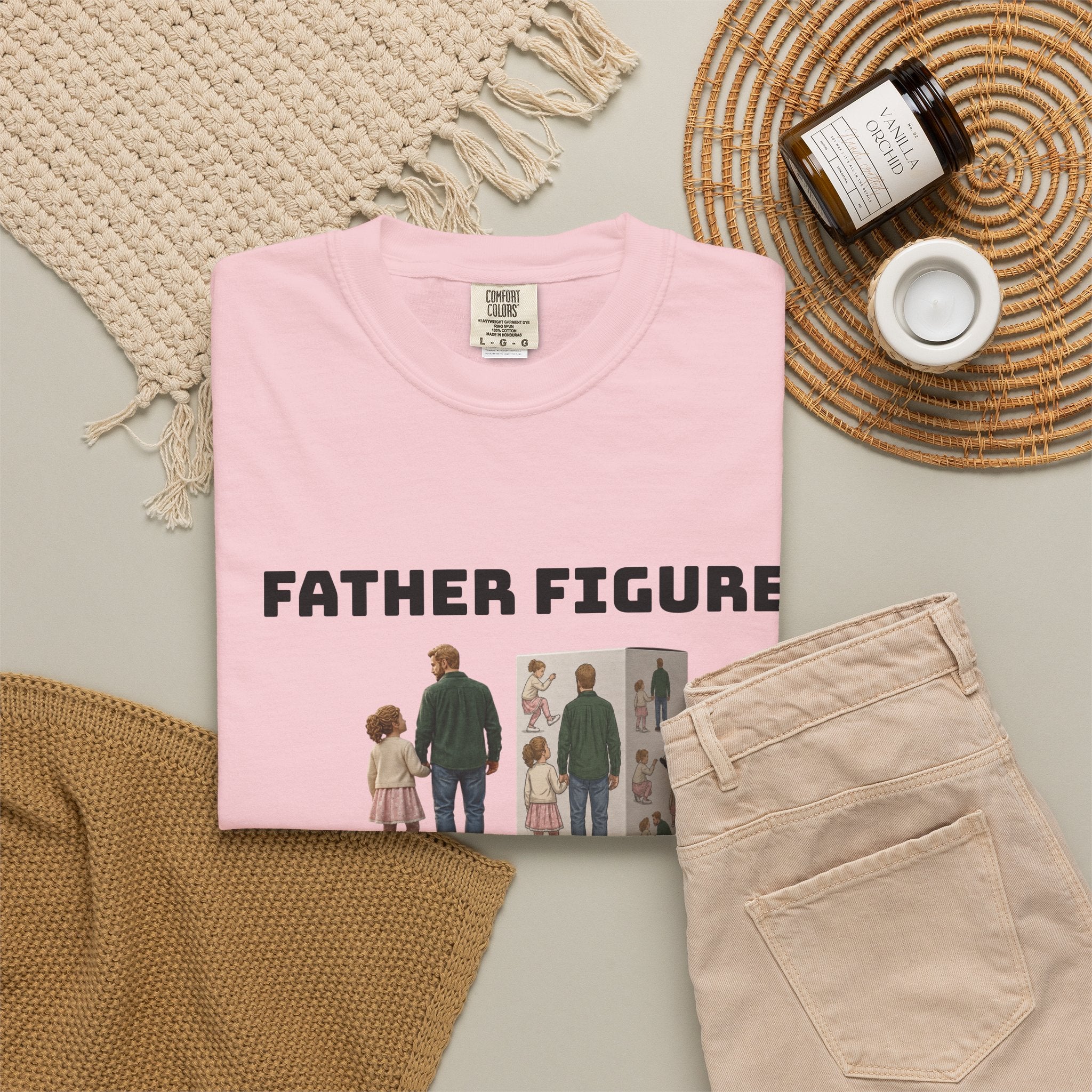 FatherFigure GirlDad "ActionFigure Ingredients" White Label T-Shirt