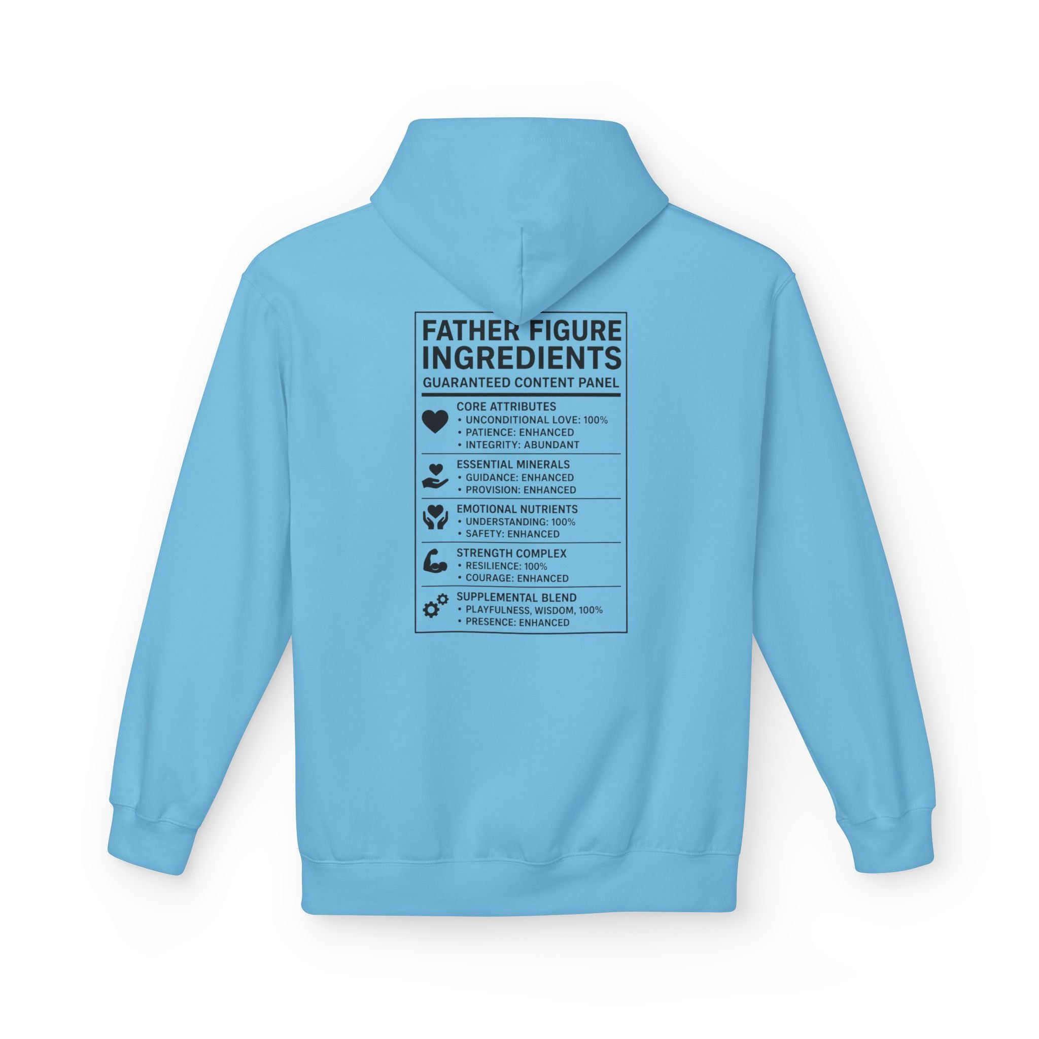 FatherFigure Matching Label Fleece Hoodie