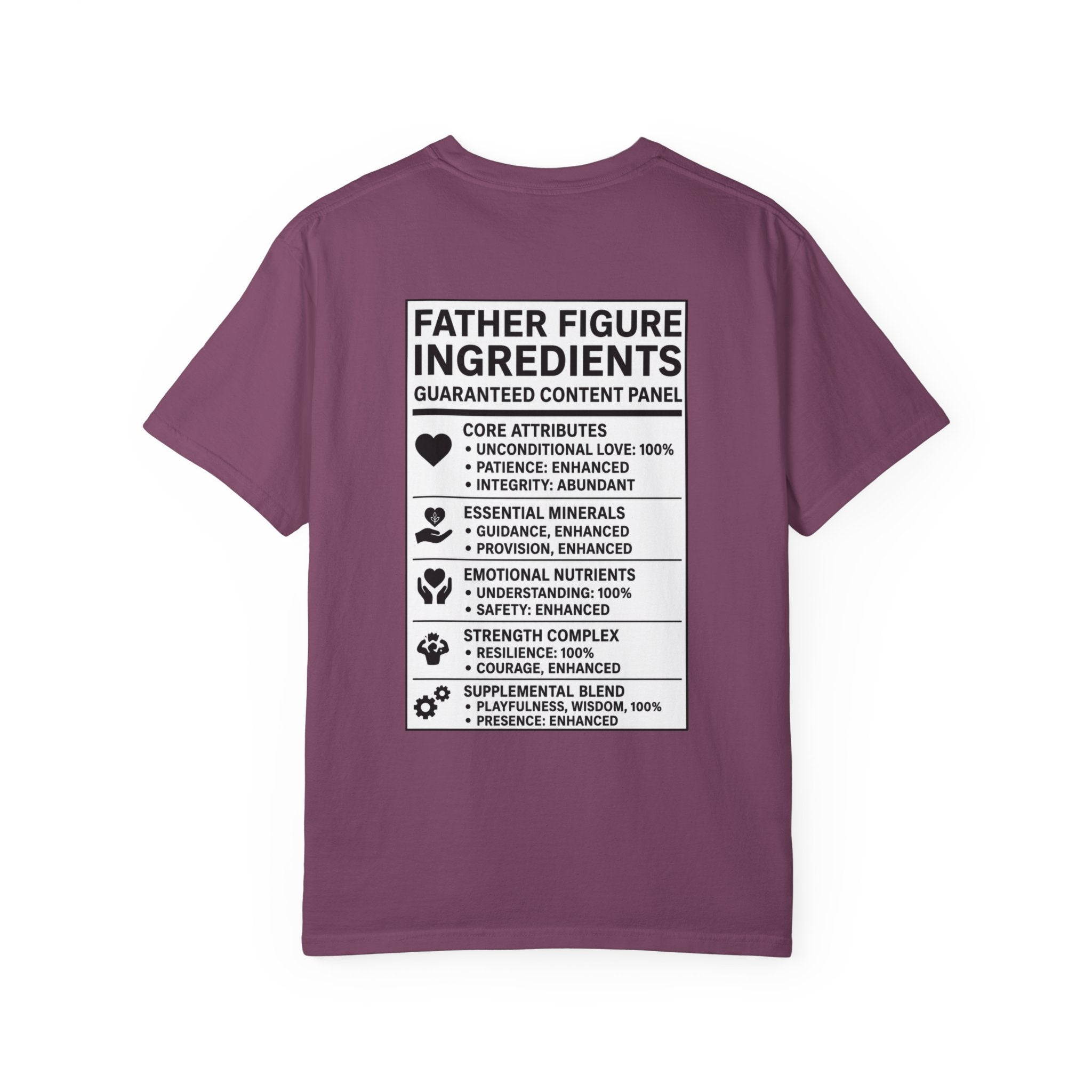 FatherFigure GirlDad "ActionFigure Ingredients" White Label T-Shirt
