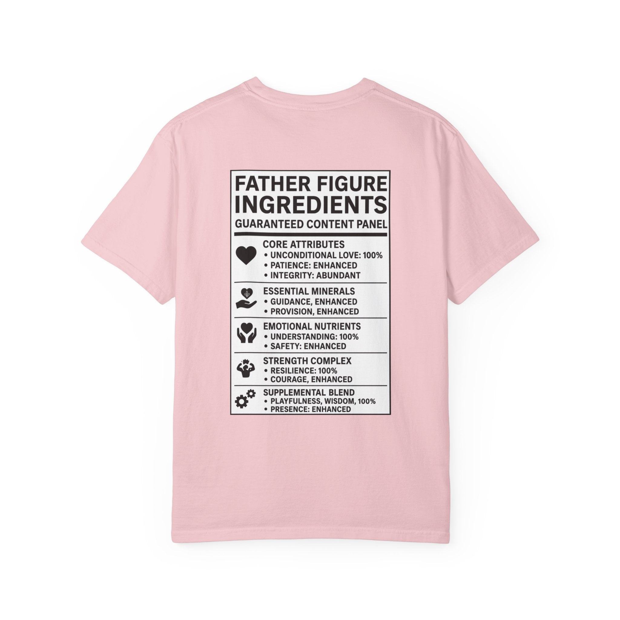 FatherFigure GirlDad "ActionFigure Ingredients" White Label T-Shirt