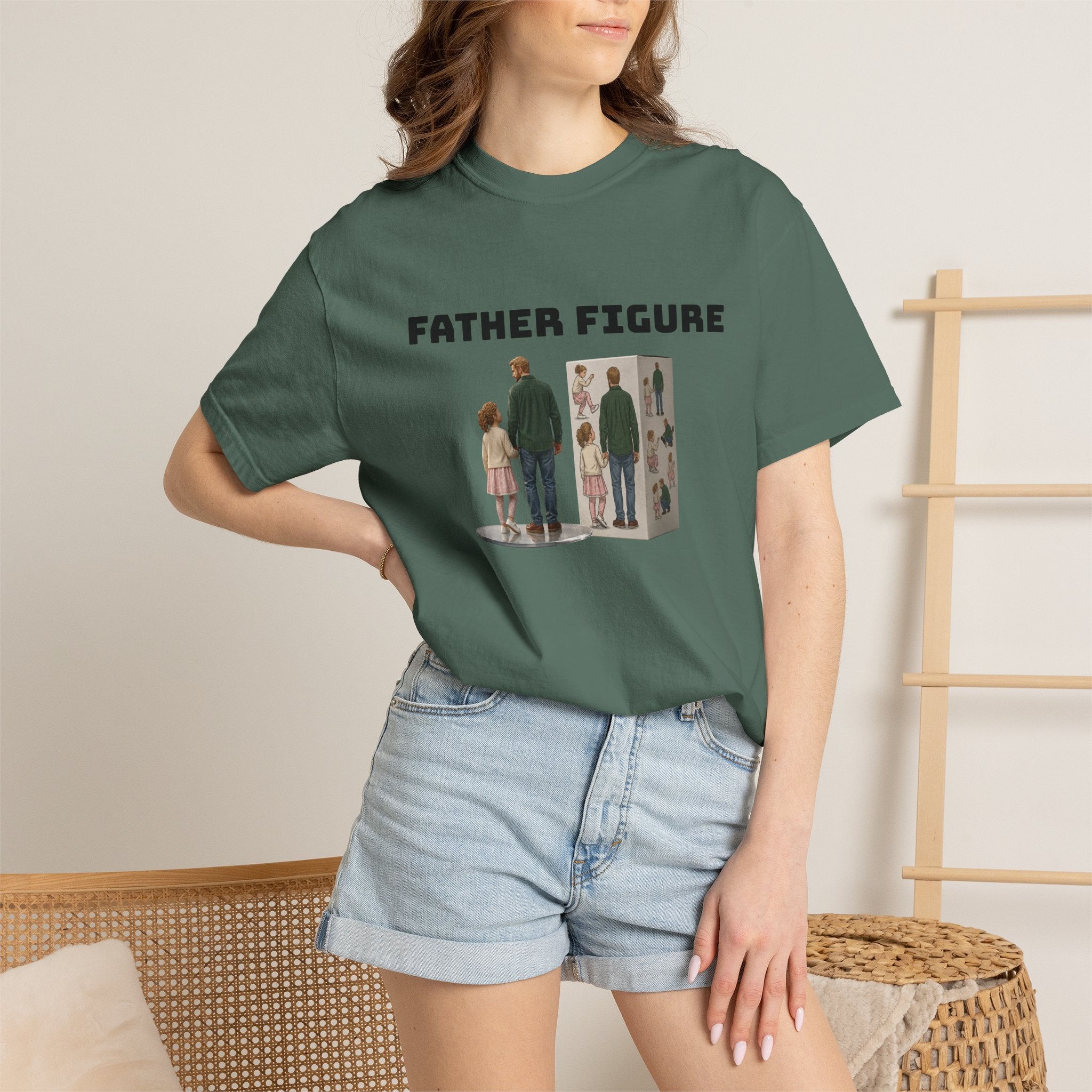 FatherFigure GirlDad "ActionFigure Ingredients" White Label T-Shirt