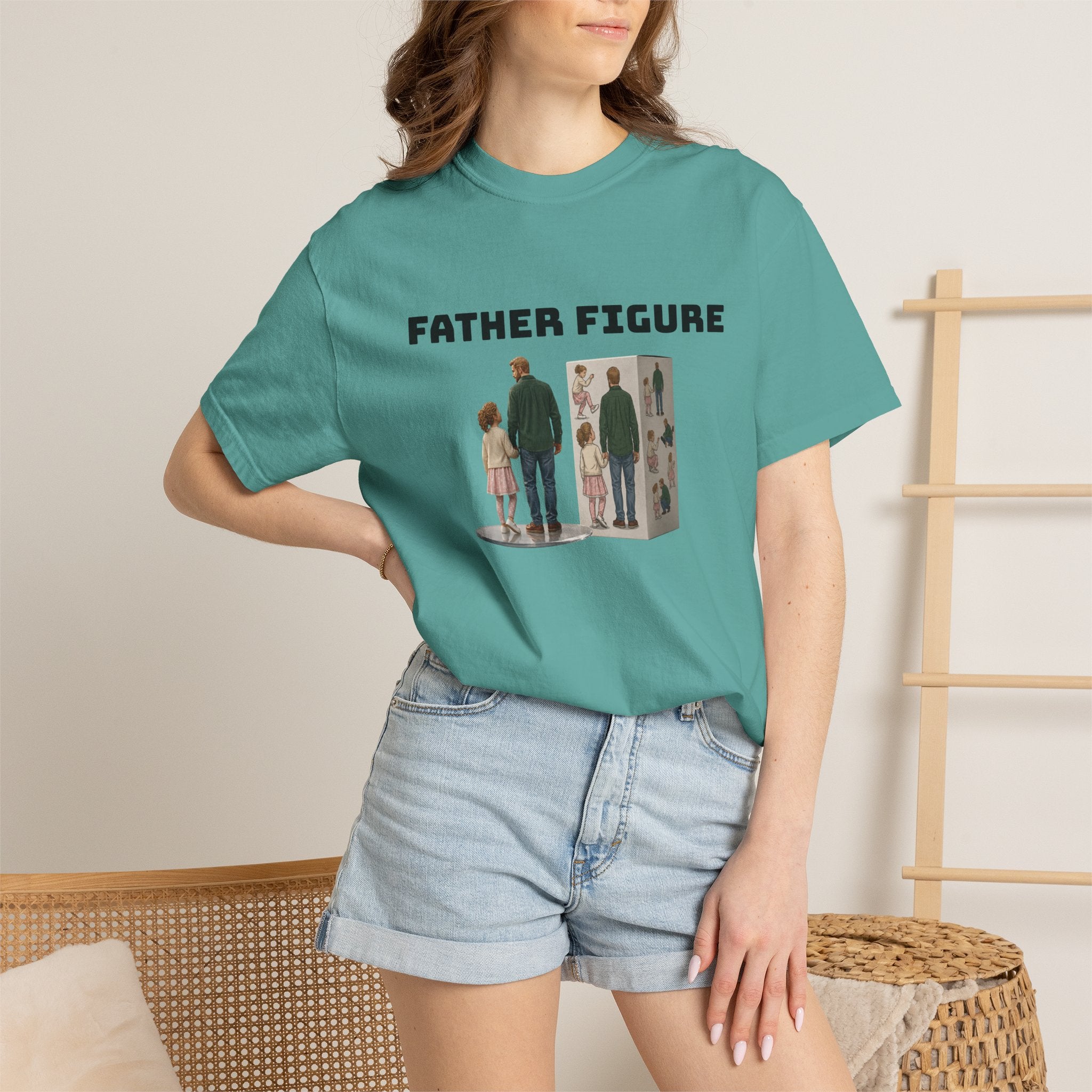 FatherFigure GirlDad "ActionFigure Ingredients" White Label T-Shirt