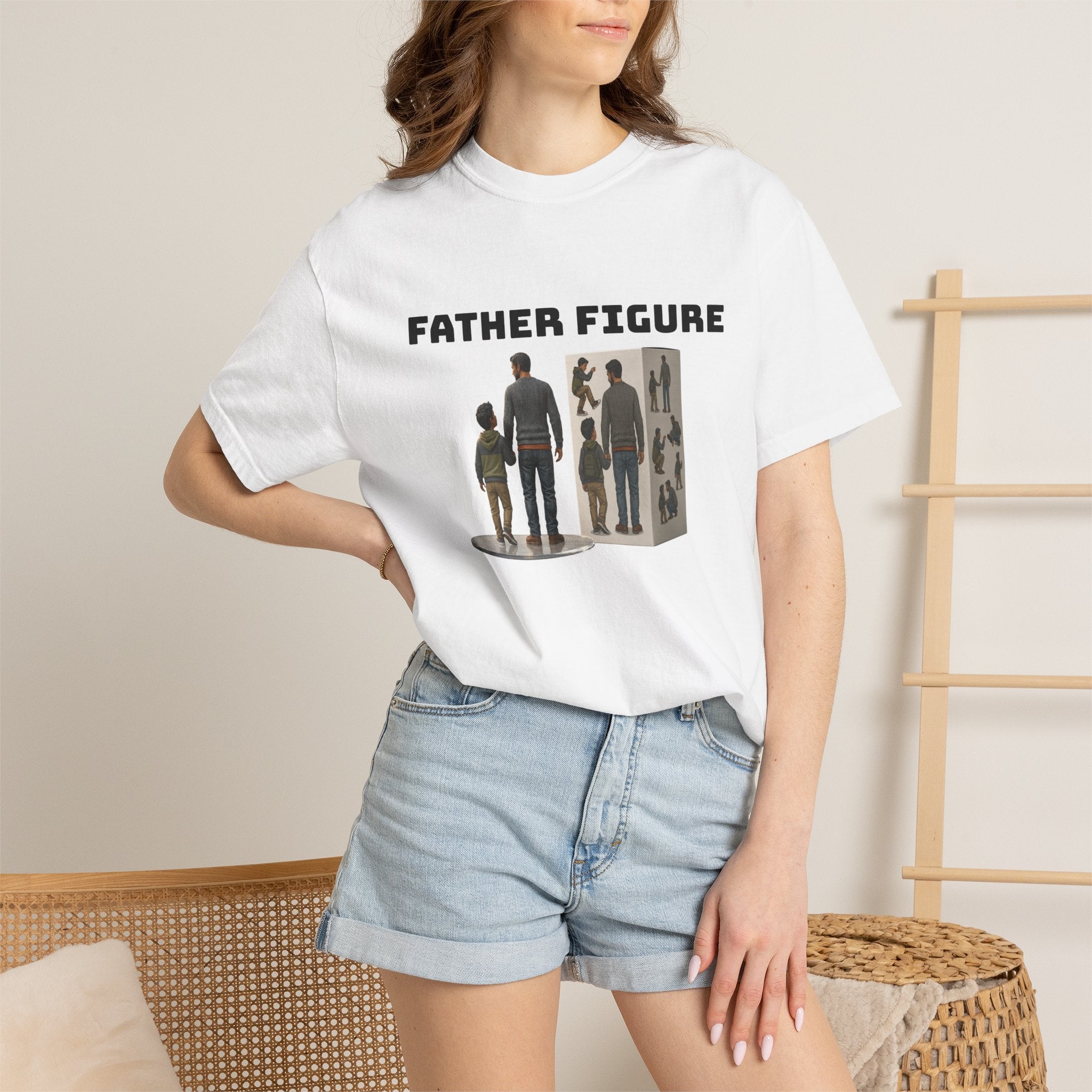 FatherFigure "ActionFigure Ingredients" White Label T-Shirt
