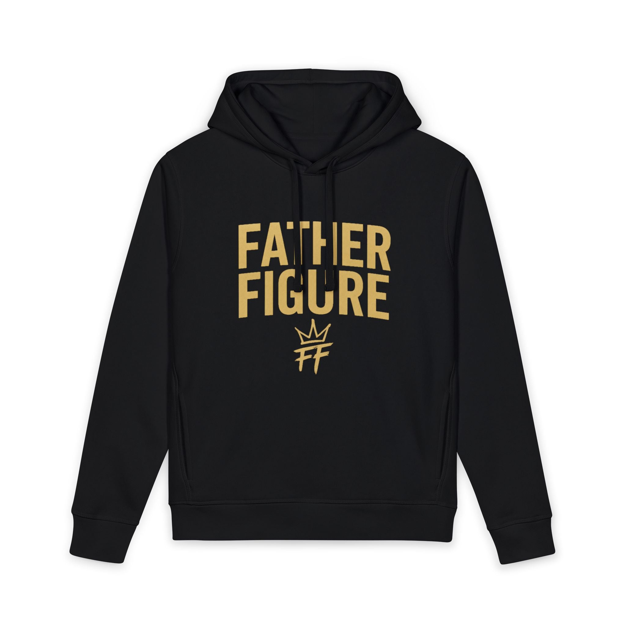 FatherFigure Hoodie — Gold Typography Sweatshirt