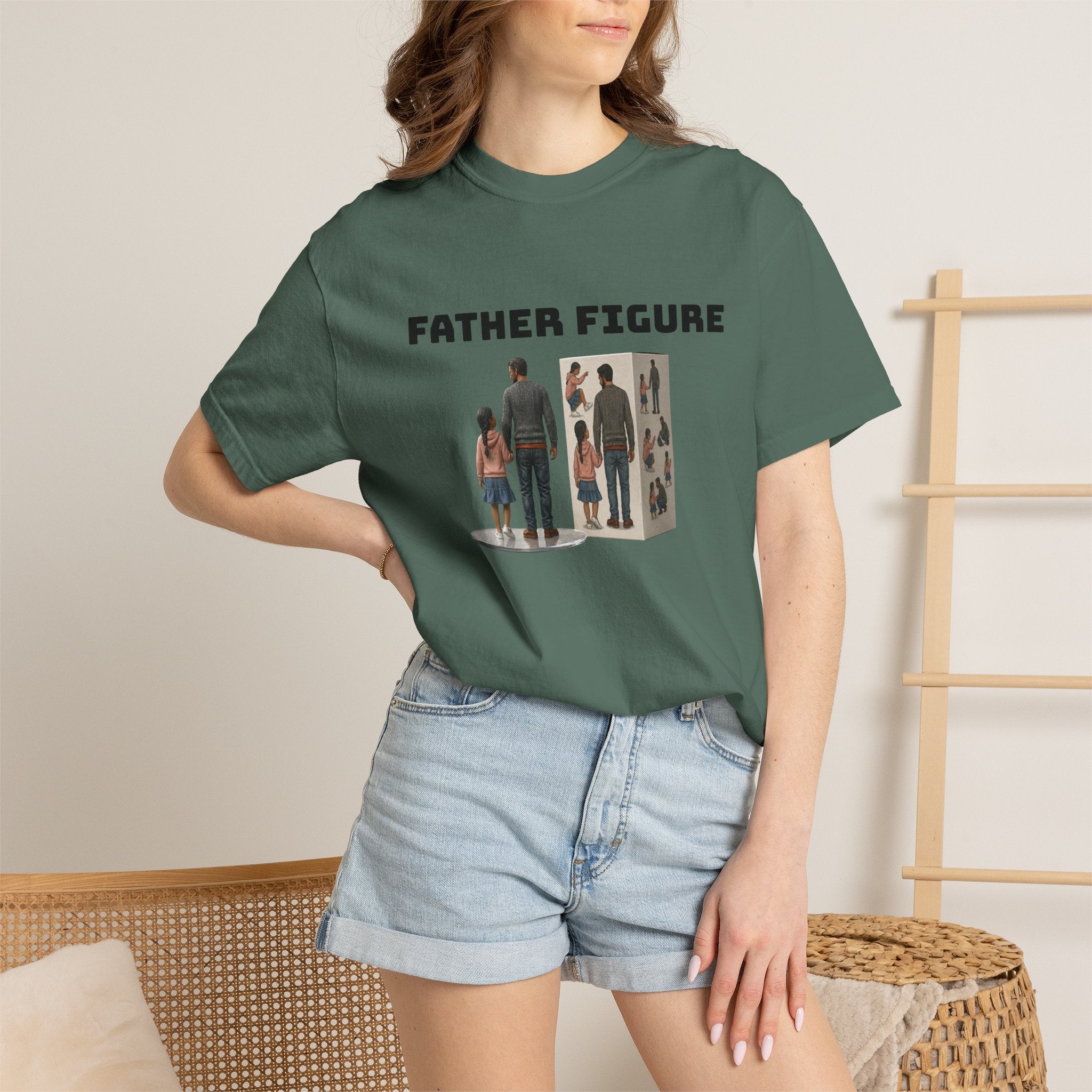 FatherFigure GirlDad "ActionFigure Ingredients" White Label T-Shirt