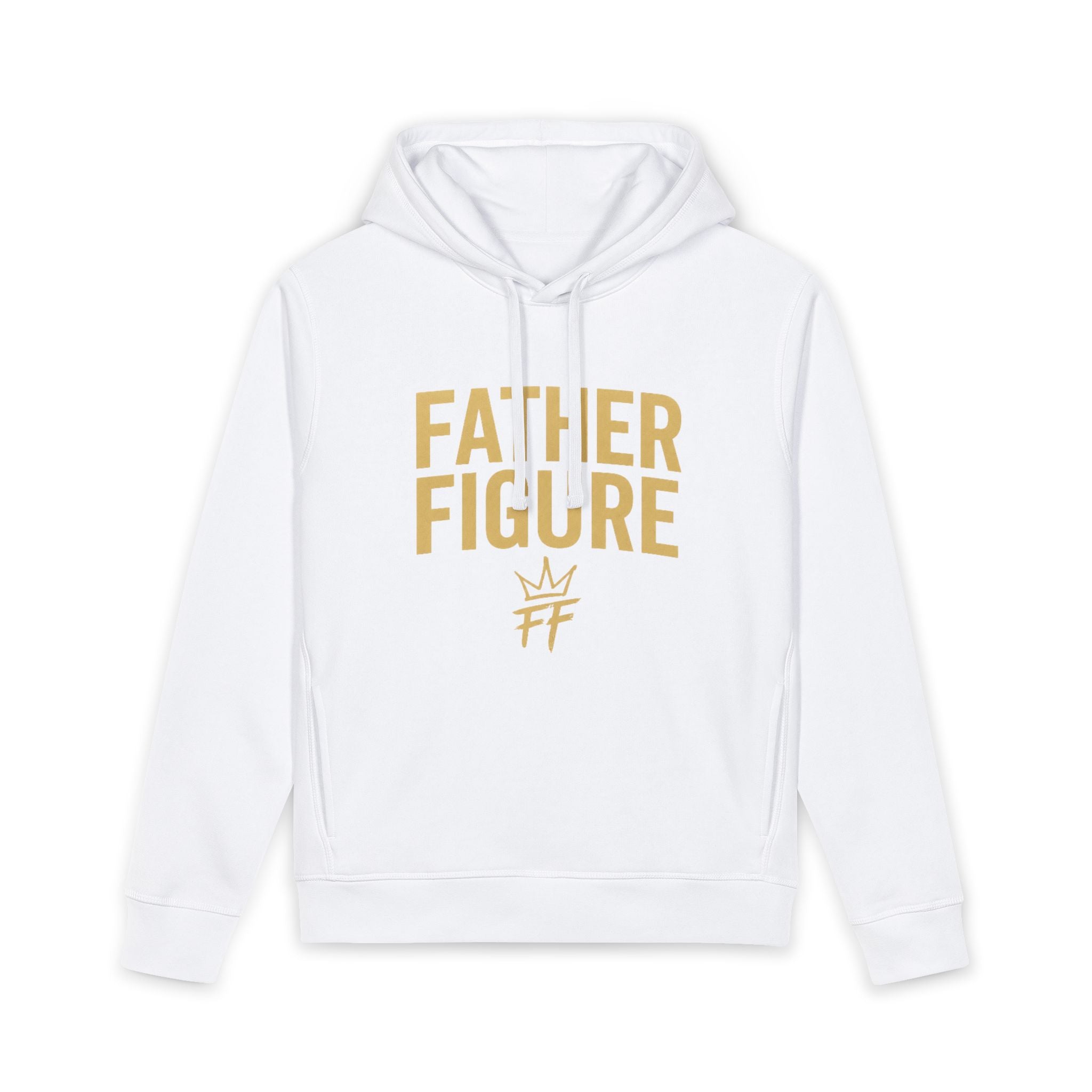 FatherFigure Hoodie — Gold Typography Sweatshirt